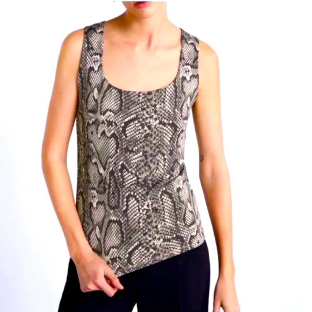 Zara snakeskin tank top